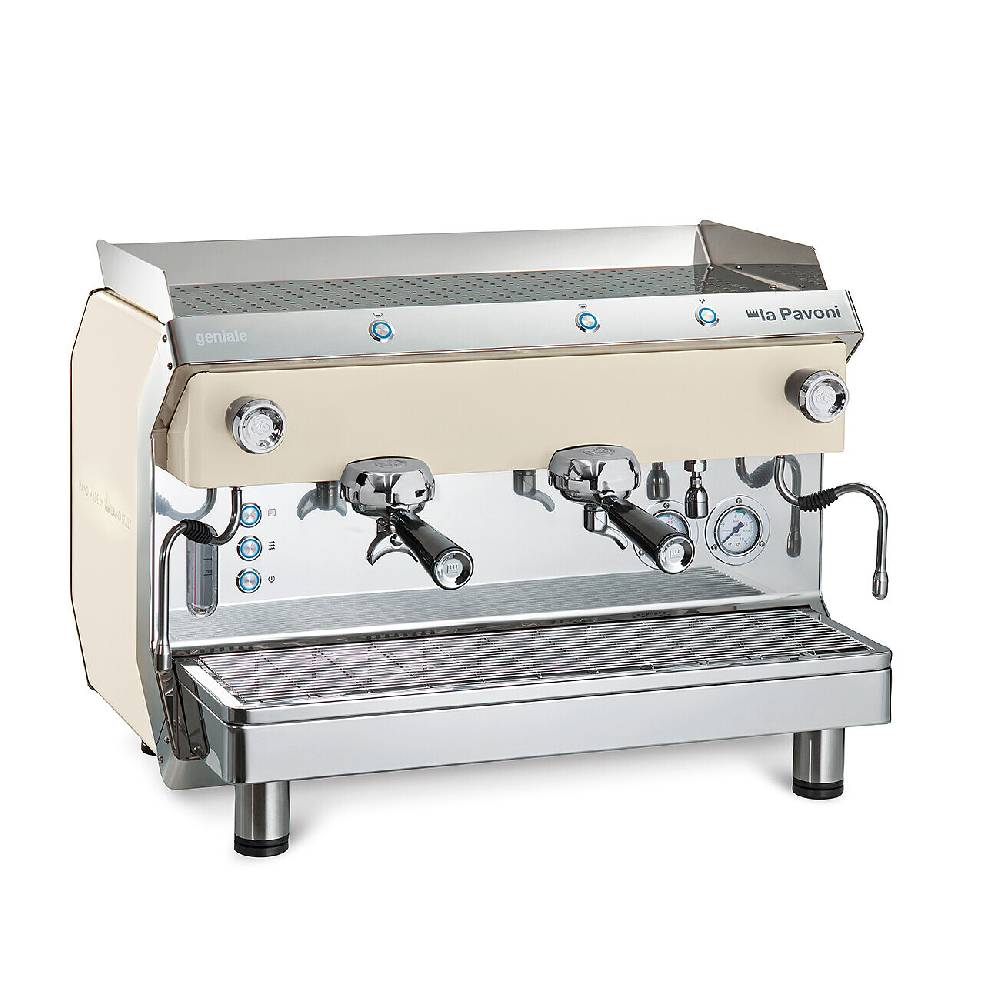 La Pavoni GENIALE SEMIAUTOMATICA 2 GRUPPI BIANCA Outlet