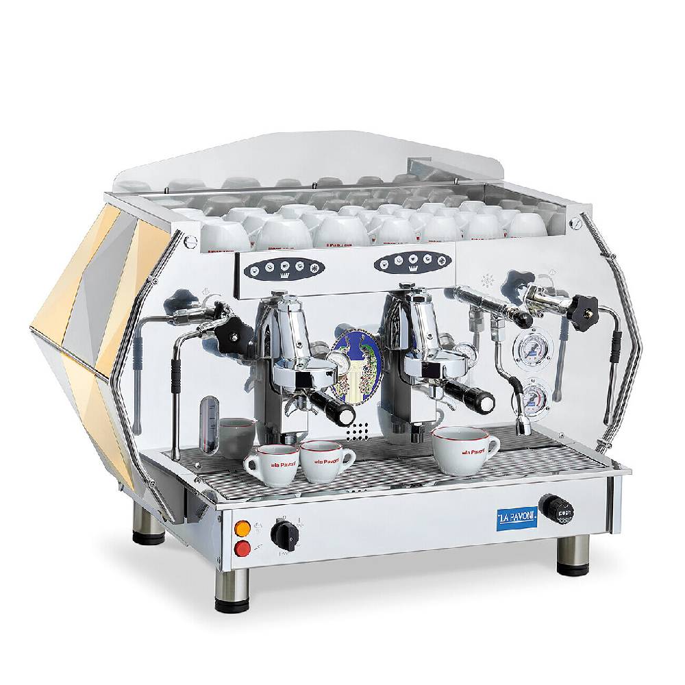 La Pavoni DIAMANTE E61 VOLUMETRICA 2 GRUPPI ORO Negozi Online