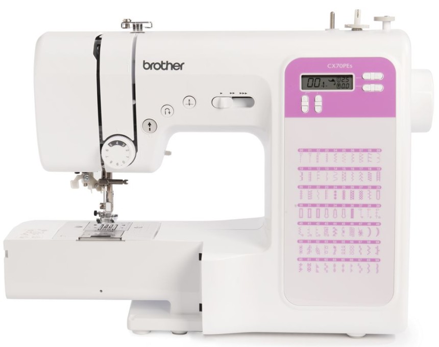 ﻿Shopty Brother CX70 PES (Patchwork Edition) Macchina elettronica con 70 Funzioni di Cucito Moda