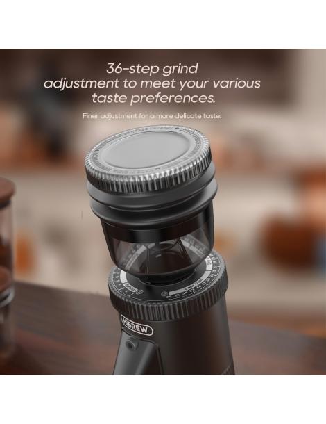 HiBREW G5 Macinacaffè elettrico macinatura a 36 ingranaggi regolabile per Espresso/Turco/Pour Over/Mocca/Drip C 2025