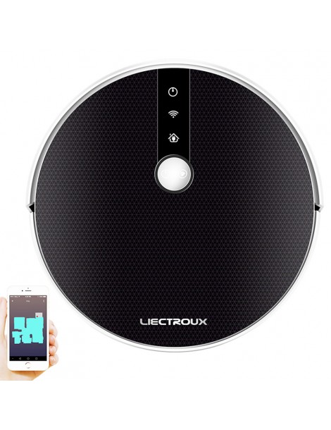 LIECTROUX C30B 6000Pa Aspirazione elettrica con serbatoio d'acqua e AI Map Navigation WiFi App Robot Aspirapolvere Versione UE Qualità