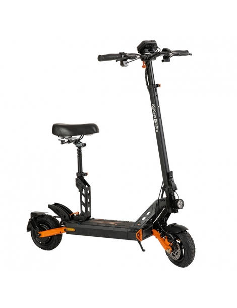KuKirin G2 Pro Scooter elettrico pieghevole 600W Motore 15Ah 48V Batteria 9 pollici Pneumatici - Nero Arancione Novità