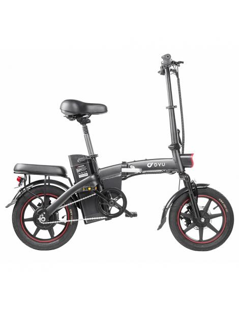 DYU A5 Pneumatico 14*1.95inch Bicicletta elettrica pieghevole Chilometraggio massimo 60KM Motore da 350W Batteria 7 5 Ah