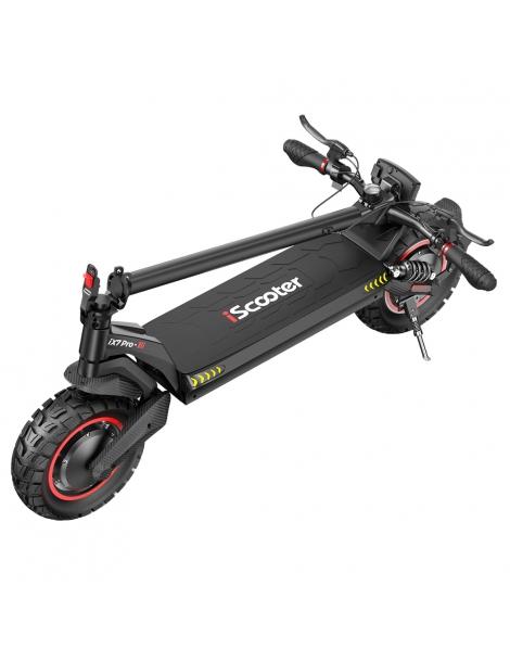 iScooter iX7 Pro Scooter elettrico pieghevole motore da 2*1000W batteria da 48V 17.5Ah pneumatici da 10" Saldi