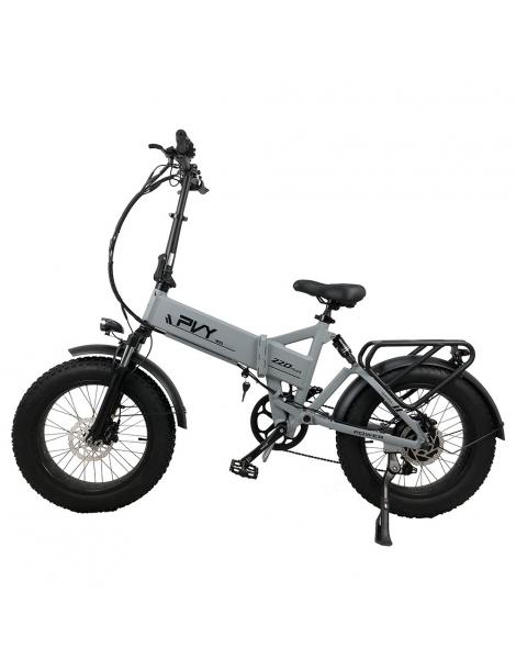 PVY Z20 Plus Pieghevole Fat Tires E-bike 1000W 16.5Ah-Grigio Saldi Di Fabbrica
