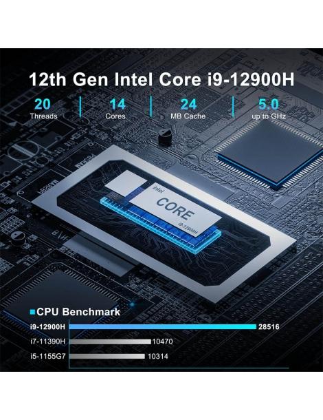 GEEKOM XT12 Pro Mini PC Intel Core i9-12900H 14 core fino a 5 0GHz 32GB RAM 1TB SSD Vendita Economica