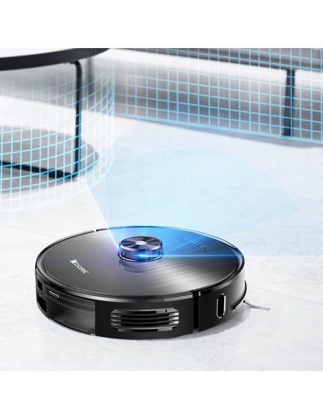Proscenic M8 Robot Aspirapolvere con Navigazione Lidar 3 in 1 Aspiratore Robot e Mop con una Forte Aspirazione di 2700Pa Vendite Flash