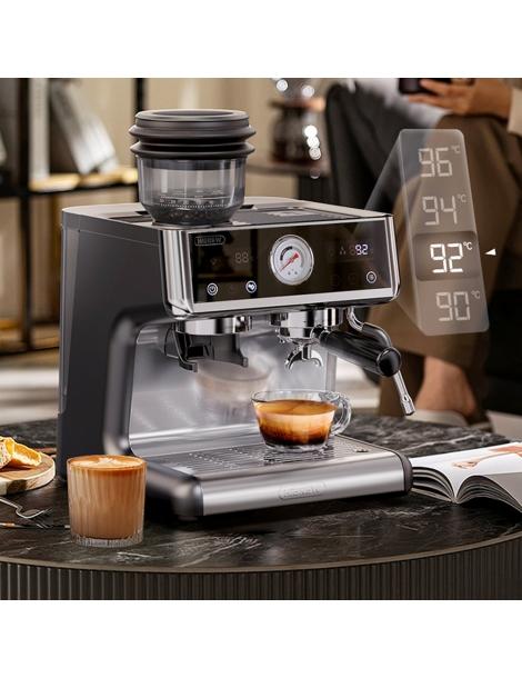 HiBREW H7A Macchina per caffè espresso 20 bar di pressione sistema a doppia caldaia macinino a 30 livelli Pezzi Unici
