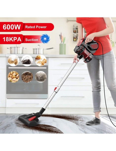 INSE I5 Aspirazione 18Kpa 600W Motore con filo Aspirapolvere portatile 1L Coppa polvere – Rosso Acquista Ora