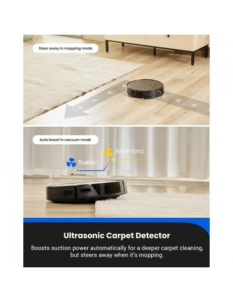 Proscenic V10 Aspirapolvere Robot Pulizia dei Pavimenti Aspirazione da 3000Pa tappetino vibrante vibra 3000 volte al minuto Fino Al -60%