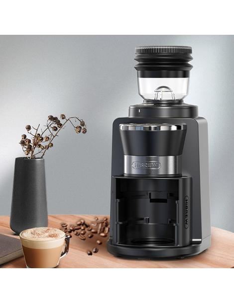HiBREW G3A Macinacaffè bava conica da 40 mm soffiatore d'aria scala a 31 rapporti funzione di memoria e antistatica - Nero Presa