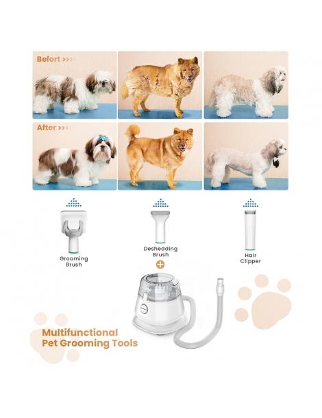 INSE P20 Tagliacapelli 5 in 1 per cani aspiratore tagliacapelli per animali domestici I Più Venduti