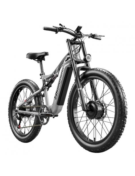 Shengmilo S600 Bicicletta elettrica motore 1000W*2 batteria 48V 17.5AH pneumatici 26 pollici velocità massima 50km/h 160N.M Pezzi Unici