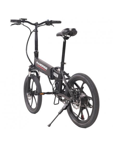 RANDRIDE YA20 Bici Elettrica Pieghevole 500W Motore 40km/h Velocità Massima 48V 12.8Ah Batteria 80-90 Autonomia Massima Soddisfazione Garantita