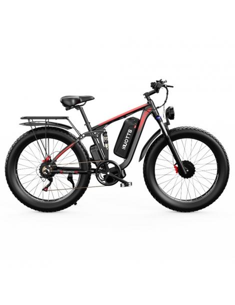 DUOTTS S26 26*4.0in Bici Elettrica Pneumatici 750W*2 Motore 50km/h Velocità Massima 48V 20Ah Samsung Batteria Shopping Online