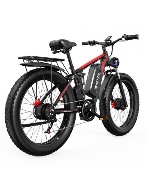 DUOTTS S26 26*4.0in Bici Elettrica Pneumatici 750W*2 Motore 50km/h Velocità Massima 48V 20Ah Samsung Batteria Shopping Online