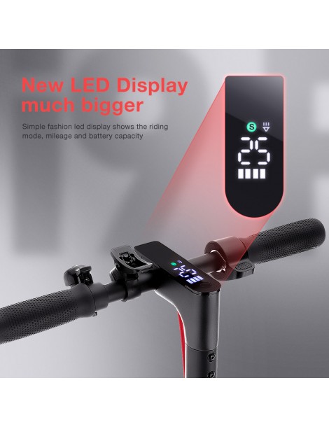 iScooter i9 Pro Scooter elettrico 8 5 pollici Pneumatico a nido d'ape 350W Motore 7 5Ah Batteria 30km/h Velocità massima Nero I Più Venduti