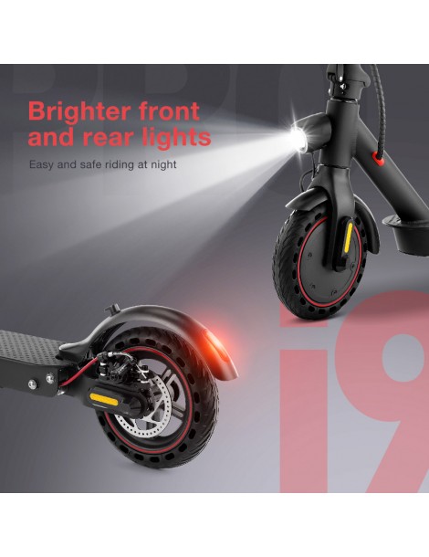 iScooter i9 Pro Scooter elettrico 8 5 pollici Pneumatico a nido d'ape 350W Motore 7 5Ah Batteria 30km/h Velocità massima Nero I Più Venduti