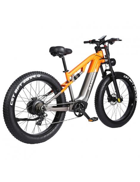 RANDRIDE YX80 Bicicletta elettrica motore 1500W batteria 48V 20Ah pneumatico CST Fat 26x4.0'' velocità massima 50km/h Online