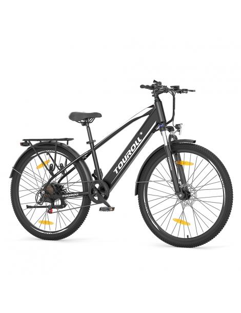 Touroll J1 Bicicletta da trekking con motore da 250W ruote da 27 5" batteria da 561 6Wh autonomia di 100 km Outlet