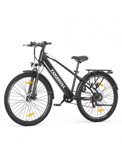 Touroll J1 Bicicletta da trekking con motore da 250W ruote da 27 5" batteria da 561 6Wh autonomia di 100 km Outlet