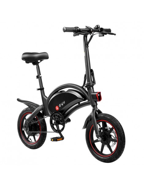 DYU D3F Con Pedale Ciclomotore Elettrico Pieghevole -10AH Batteria al Litio 2025