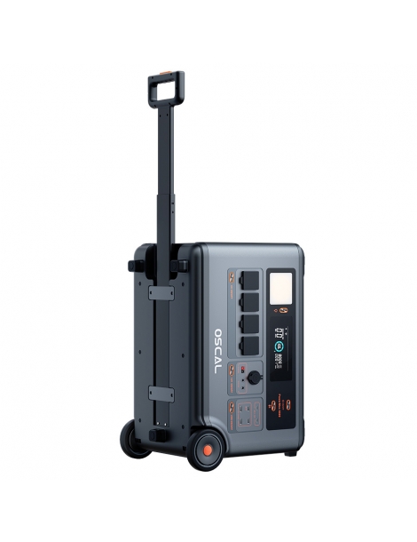 Oscal PowerMax6000 6000W Centrale Elettrica Portatile batteria LiFePO4 da 3600Wh a 57600Wh 14 uscite Shopping Online