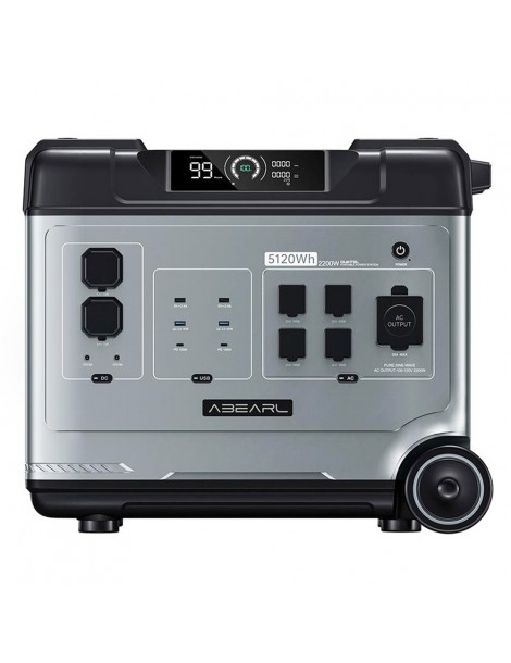 OUKITEL ABEARL P5000 Stazione di alimentazione portatile batteria LiFePO4 da 5120Wh uscita da 2200 W UPS da 2000 W Convenienza