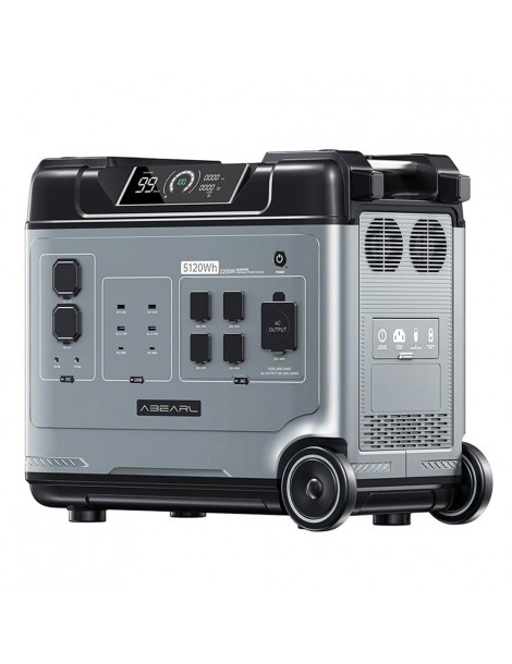 OUKITEL ABEARL P5000 Stazione di alimentazione portatile batteria LiFePO4 da 5120Wh uscita da 2200 W UPS da 2000 W Convenienza