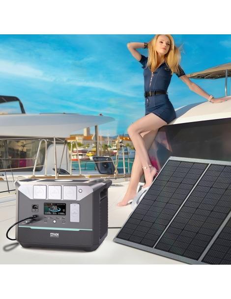 DaranEner NEO1500Pro Generatore Solare Portatile Da 1382Wh uscita CA da 1800W 14 porte Novità
