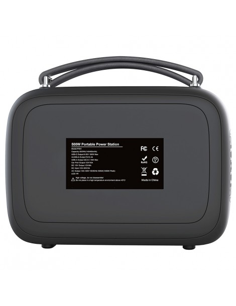 OUKITEL P501 505Wh / 500W Generatore Portatile per Viaggi in Campeggio – Arancione Italy