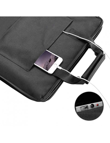 FlashFish SP50 18V/50W Pannello Solare Pieghevole Adattatore DC con Uscita 5V USB 18V DC Per Stazione Elettrica In Linea