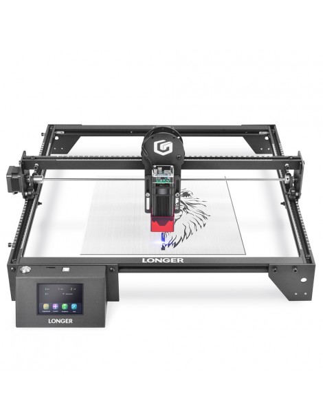 LONGER RAY5 5.5W 60W FAC Taglierina per incisione laser Chipset ESP32 Connessione WIFI Schermo Touch da 3 5" Online