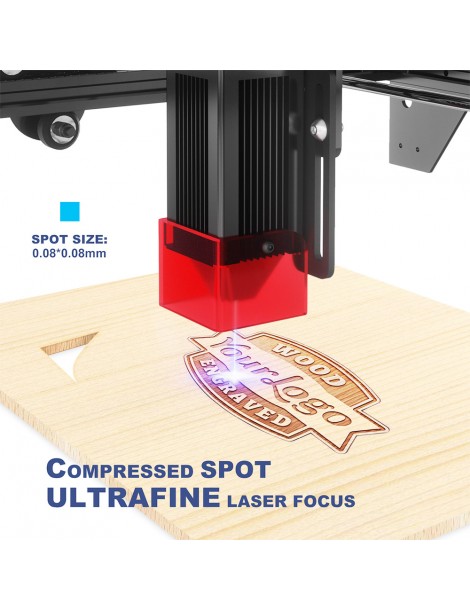 LONGER RAY5 5.5W 60W FAC Taglierina per incisione laser Chipset ESP32 Connessione WIFI Schermo Touch da 3 5" Online