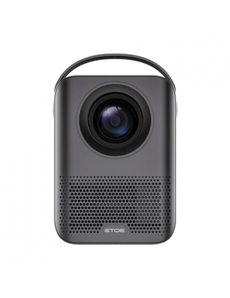 ETOE D2 Pro Proiettore 300 ANSI Android TV 10 decodifica 4K 1080P nativo correzione trapezoidale - nero Saldi
