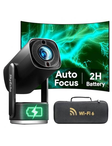 SkyEcho FreeONE Pro Proiettore portatile 350 ANSI Lumen risoluzione nativa 720P supporto gimbal a 270° Online