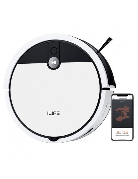 ILIFE V9e Aspirapolvere Robot Aspirazione Massima di 4000Pa Connessione Wi-Fi Grande Pattumiera da 700ml - EU Qualità Garantita