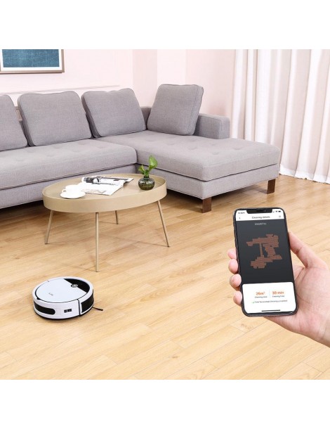 ILIFE V9e Aspirapolvere Robot Aspirazione Massima di 4000Pa Connessione Wi-Fi Grande Pattumiera da 700ml - EU Qualità Garantita