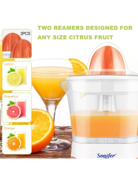 Sonifer SF5514 25W Electric Juicer Machine 1L Hand Press Citrus Juicer Maker Extractor Lemon Pomegranate Fruit Squeezer In Vendita