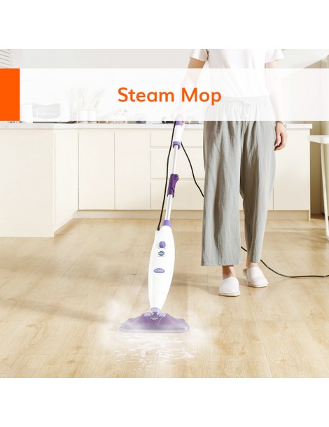 EASINE by ILIFE S50 1300W Mocio a Vapore Cablato 450ml Serbatoio dell'Acqua 10 Livelli Regolabili 120 Gradi Celsius Hotsell