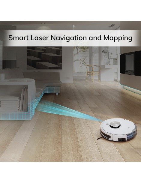 ILIFE L100 Robot Aspirapolvere 2000Pa Aspirazione LDS Navigazione Laser Mop APP Control 450ml Serbatoio Polvere Tappeto Boost Vendita Economica