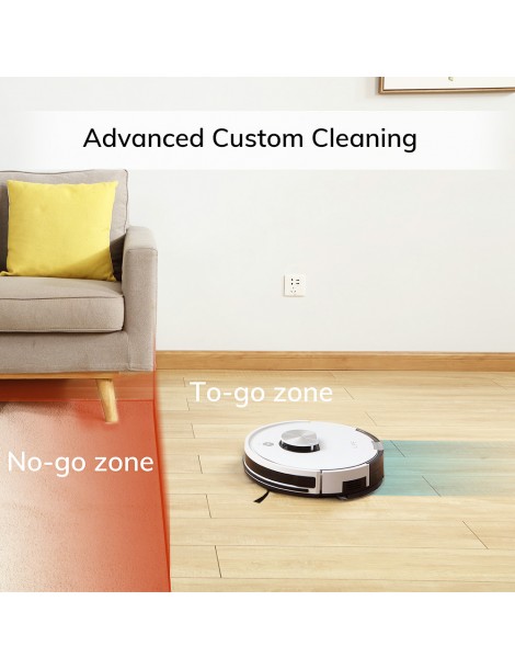 ILIFE L100 Robot Aspirapolvere 2000Pa Aspirazione LDS Navigazione Laser Mop APP Control 450ml Serbatoio Polvere Tappeto Boost Vendita Economica