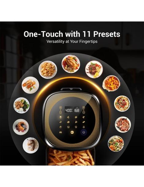 Ultenic K10 Friggitrice ad aria senza olio APP e controllo vocale 5L Forno elettrico caldo senza olio Cuocitore intelligente 2025