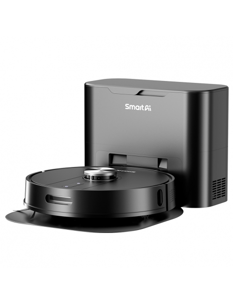 SmartAI S8 Pro Robot Aspirapolvere con Stazione Base Potenza di Aspirazione 5000Pa Serbatoio Acqua 380ml Pattumiera 3L Nuovo