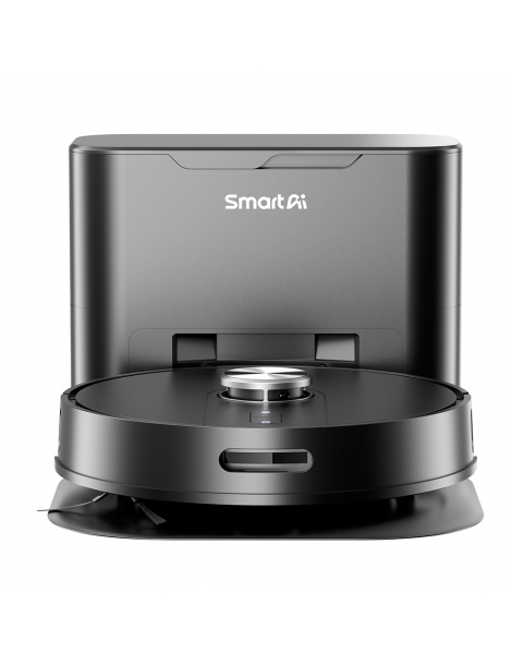 SmartAI S8 Pro Robot Aspirapolvere con Stazione Base Potenza di Aspirazione 5000Pa Serbatoio Acqua 380ml Pattumiera 3L Nuovo