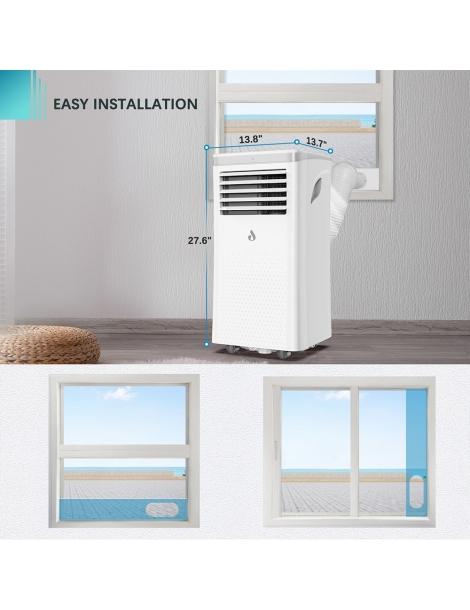 LUKO A011D1-7K 3 in 1 condizionatore d'aria portatile deumidificatore 7000BTU capacità di raffreddamento Qualità