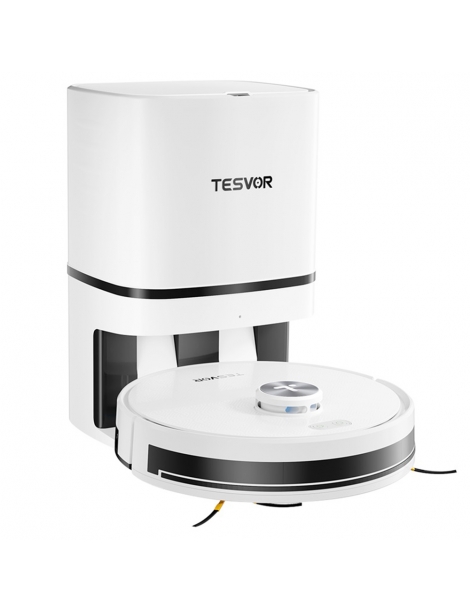 Tesvor S7 Pro AES Robot Aspirapolvere con Stazione di Svuotamento Automatico Funzione Mopping Aspirazione 6000Pa - Bianco Negozi Online