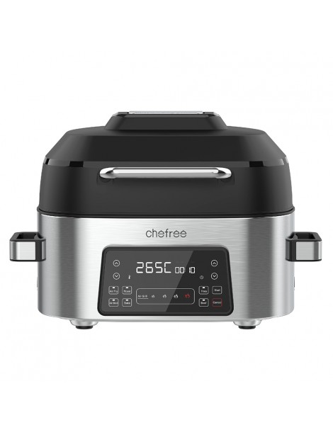 Chefree AFG01 1660W Friggitrice ad aria capacità 6L 6 ricette preimpostate ampio intervallo di temperatura LED touch screen Consegna Veloce