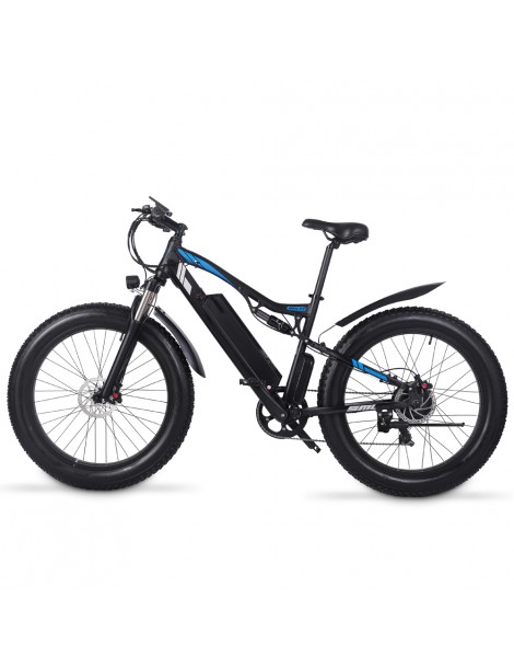 Shengmilo MX03 Bicicletta elettrica 48V 1000W Motore brushless 17Ah Batteria 26 pollici Pneumatici 40km/h – Nero Offerta