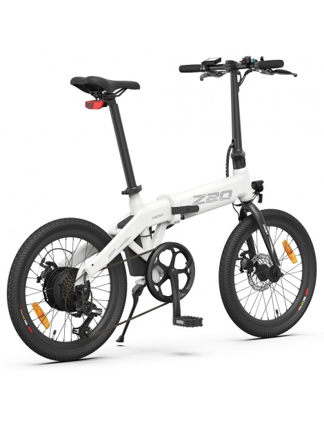 HIMO Z20 Max 20" Pneumatici Bici Elettrica Pieghevole Bici da città 250W Motore 36V 10Ah Batteria - Bianco In Saldo